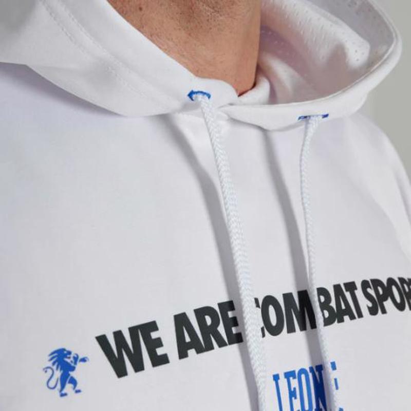 Leone wacs v2 HOODED SWEATSHIRT -white